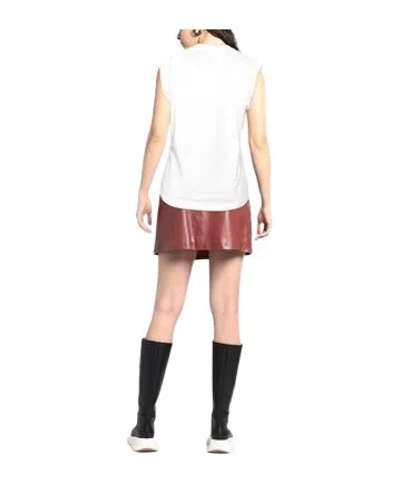 Isabel Marant Solid Crew Neck Short Sleeve T-shirt In White