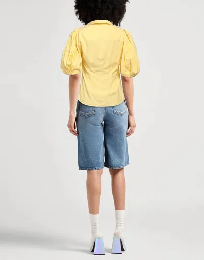 Isabel Marant Solid Colour Shirts In Yellow