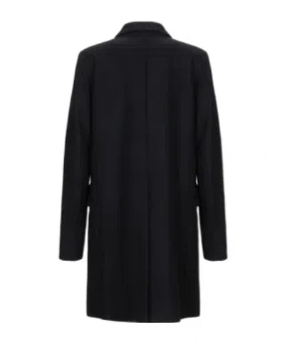 Isabel Marant Solid Double- Coat In Black