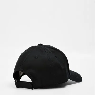 Moncler Logo Patch Baseball Hat In Black