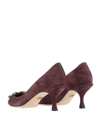 Dolce & Gabbana Solid Color Courts In Red