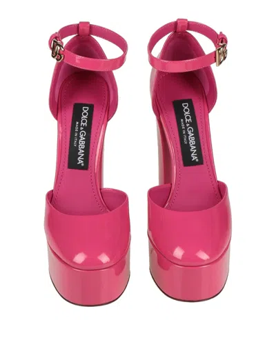 Dolce & Gabbana Solid Color Courts In Pink