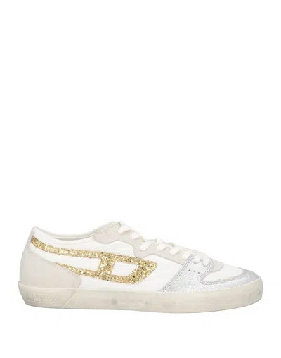 Diesel Low-top Sneakers In Silver