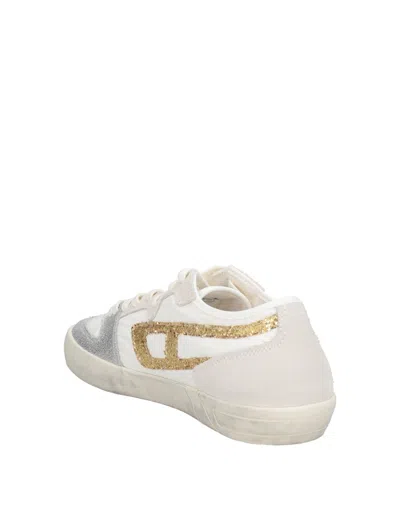 Diesel Low-top Sneakers In Silver