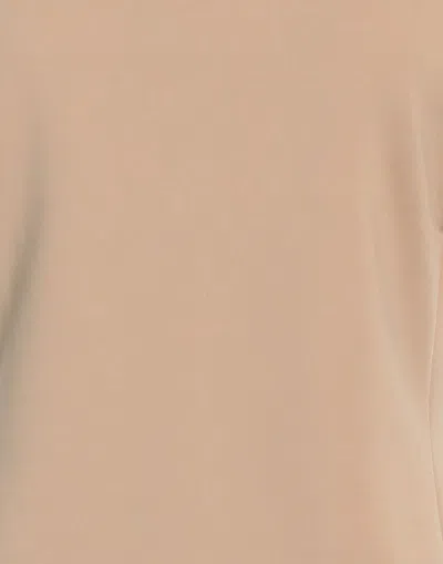 Max Mara Solid Color Sleeveless Top In Nude