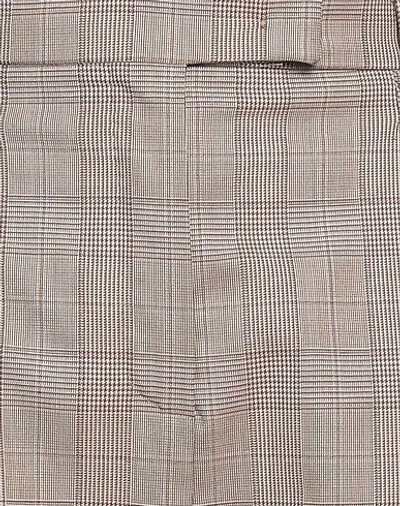 Max Mara Plaid Slim-fitting Pants In Gray