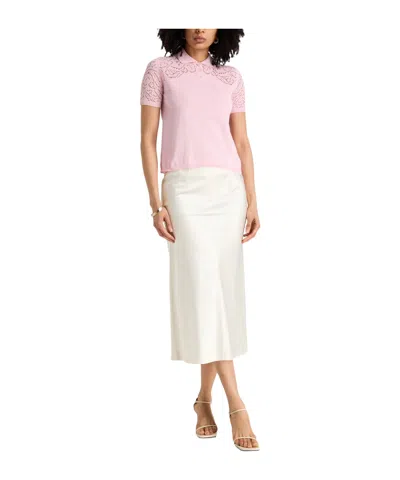 Maxco. Plain Colour Jumpers In Pink