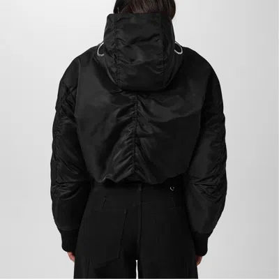 Moncler Short Down Jacket In Black