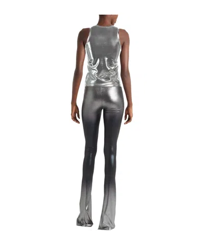 Diesel Solid Color Vests In Silver
