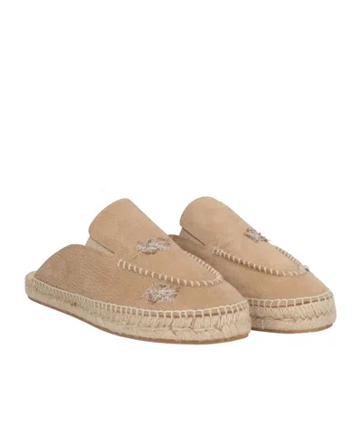 Maison Margiela Solid Color Espadrilles In Brown