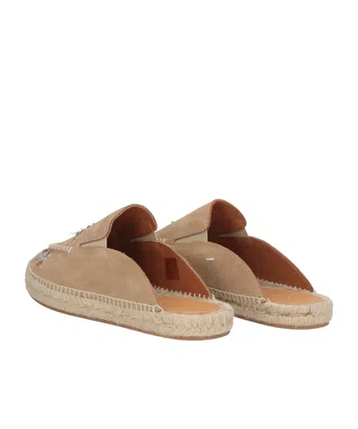Maison Margiela Solid Color Espadrilles In Brown