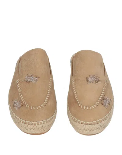 Maison Margiela Solid Color Espadrilles In Brown