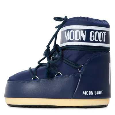 Moon Boot Icon Low Nylon Boots In Blue