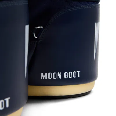 Moon Boot Icon Low Nylon Boots In Blue