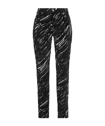 Marni Crayon Flock Stretch Denim Jeans In Multi
