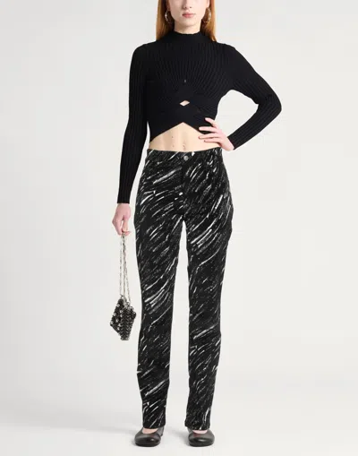 Marni Crayon Flock Stretch Denim Jeans In Multi