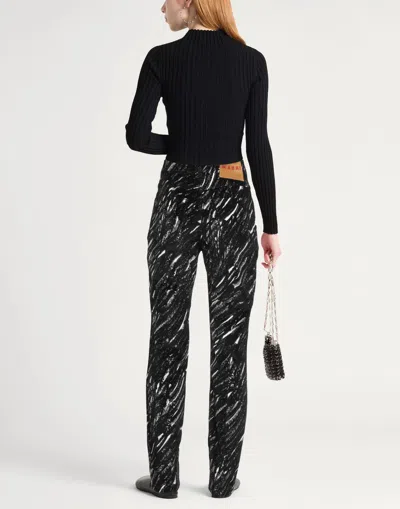 Marni Crayon Flock Stretch Denim Jeans In Multi