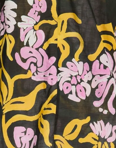 Marni V-neck Kaftan Top In Multi