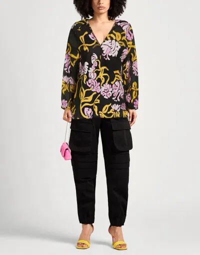 Marni V-neck Kaftan Top In Multi
