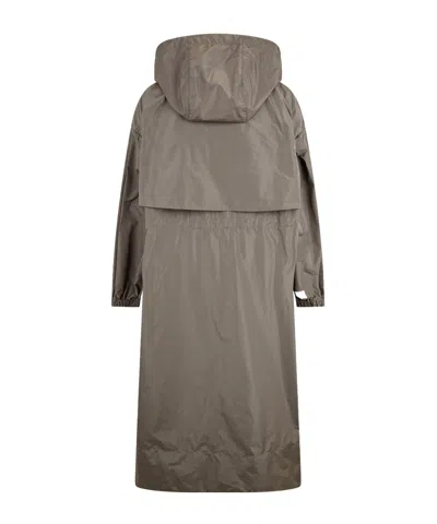 Max Mara Versatile Casual Coat In Brown