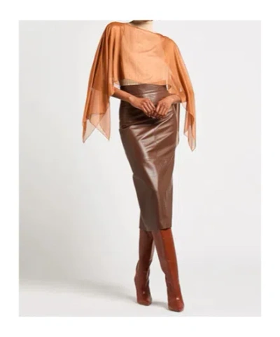 Maxco. Logo Blouse In Brown