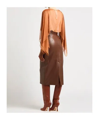 Maxco. Logo Blouse In Brown