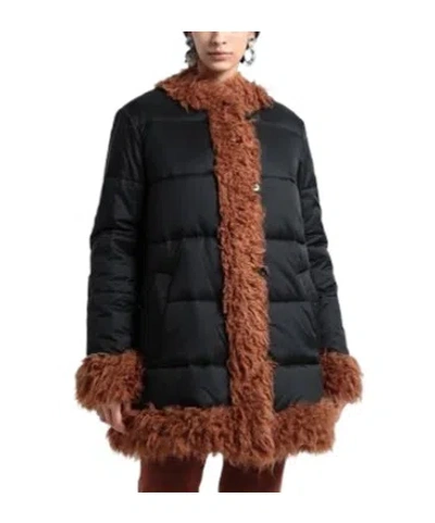 Marni Warm Coat In Black