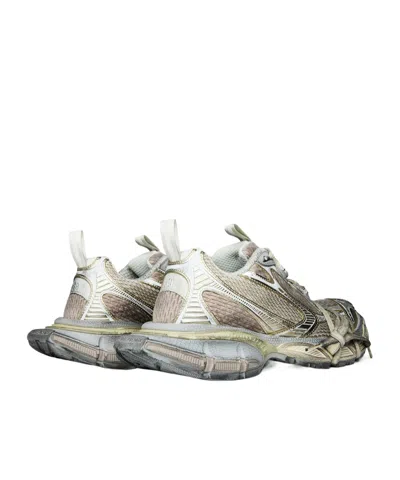 Balenciaga Eggshell Polyurethane Polyester Sneakers In White