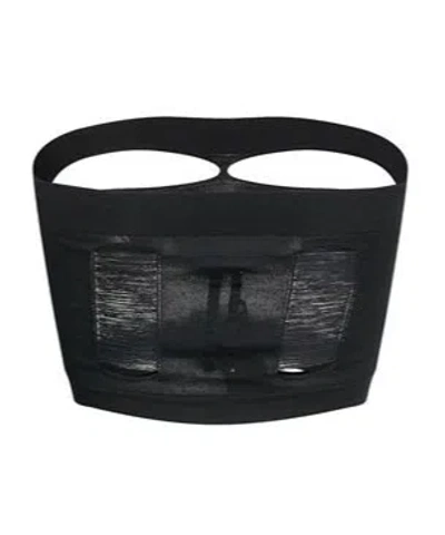 Rick Owens Bandeau Top Featuring Cut-out Design In Black