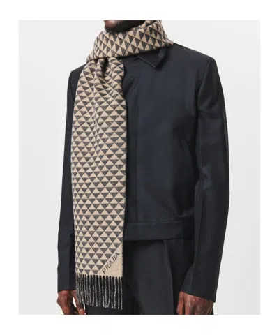 Prada Pattern Scarf In Multi