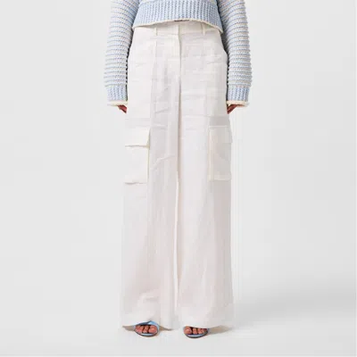 Loveshackfancy Work Casual Pants In White