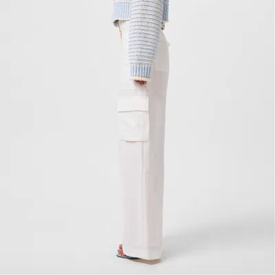 Loveshackfancy Work Casual Pants In White