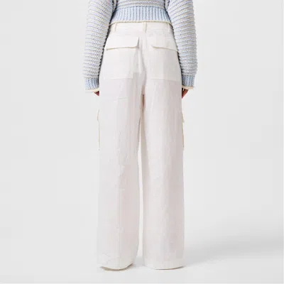 Loveshackfancy Work Casual Pants In White