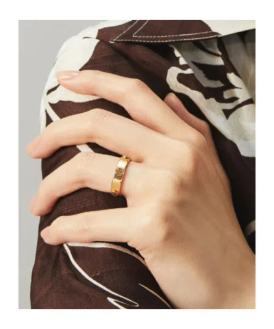 Tory Burch Miller Ring In Pink