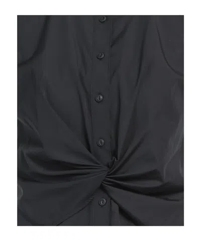 Rag & Bone Solid Colour Shirts In Black