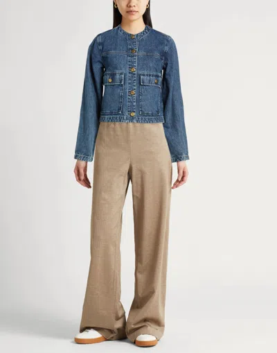 Rag & Bone Minimalist Faded Dark Denim Jacket In Blue