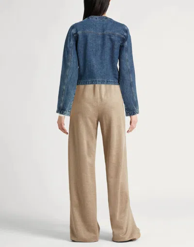 Rag & Bone Minimalist Faded Dark Denim Jacket In Blue