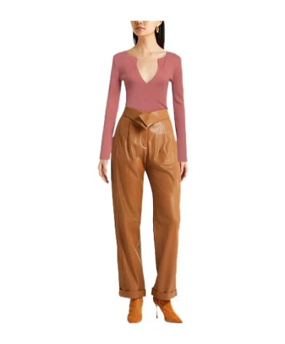 Max Mara Plain Colour Jumpers In Brown