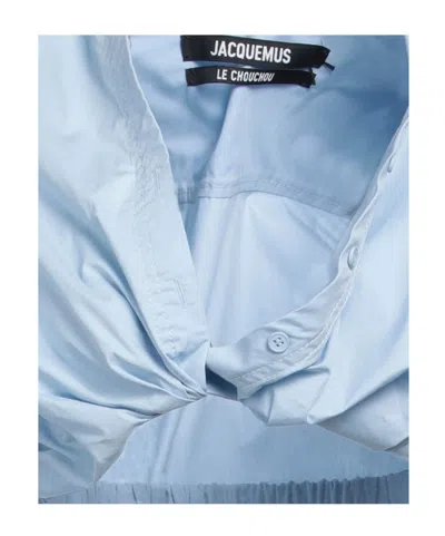 Jacquemus Solid Colour Shirts In Blue