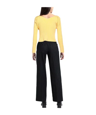 Jacquemus Solid Color Jumpers In Yellow