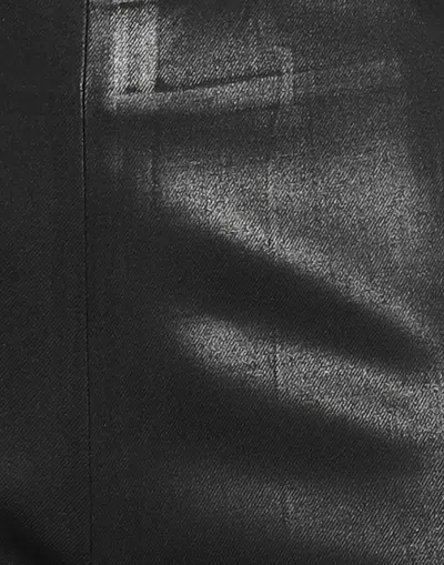 Diesel Solid Color Flared Pants In Black