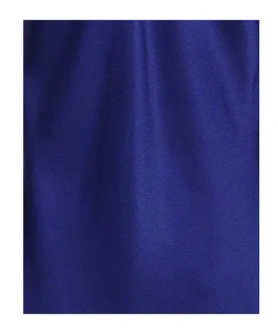 Max Mara Solid Color Sleeveless Camisole In Blue