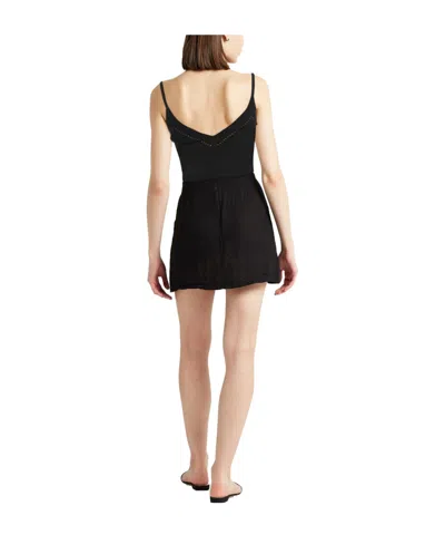Max Mara Solid Color Tops In Black