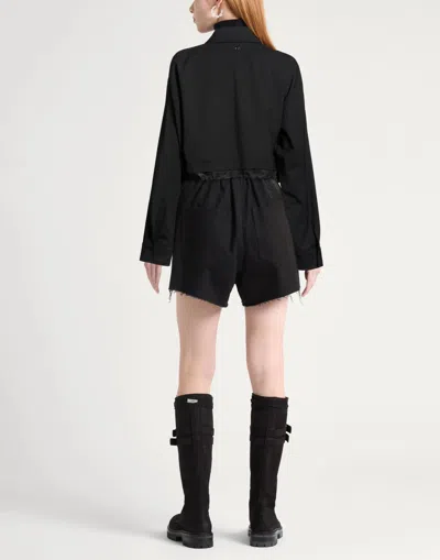 Diesel Solid Color Casual Jacket In Black