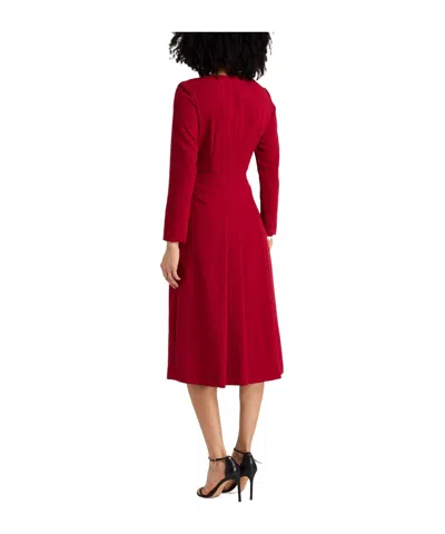 Max Mara Simple Flared Skirt In Red