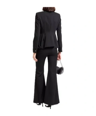 Max Mara Minimal Single-breasted Blazer In Black