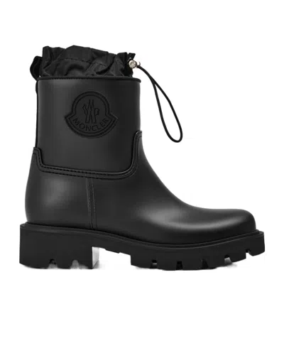 Moncler Kickstream Rain Boots In Black