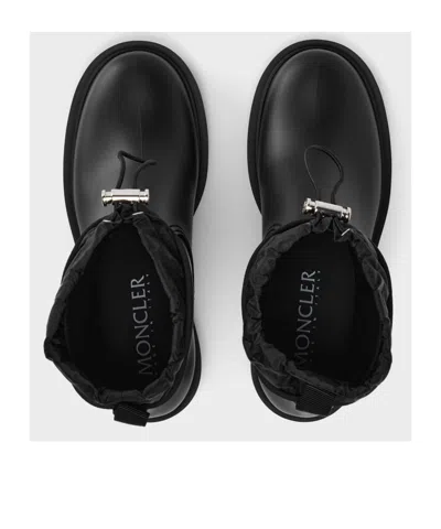 Moncler Kickstream Rain Boots In Black