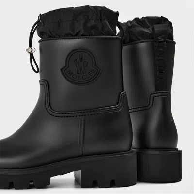 Moncler Kickstream Rain Boots In Black