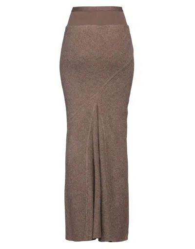 Rick Owens Unlined Flared Skirt In Multi